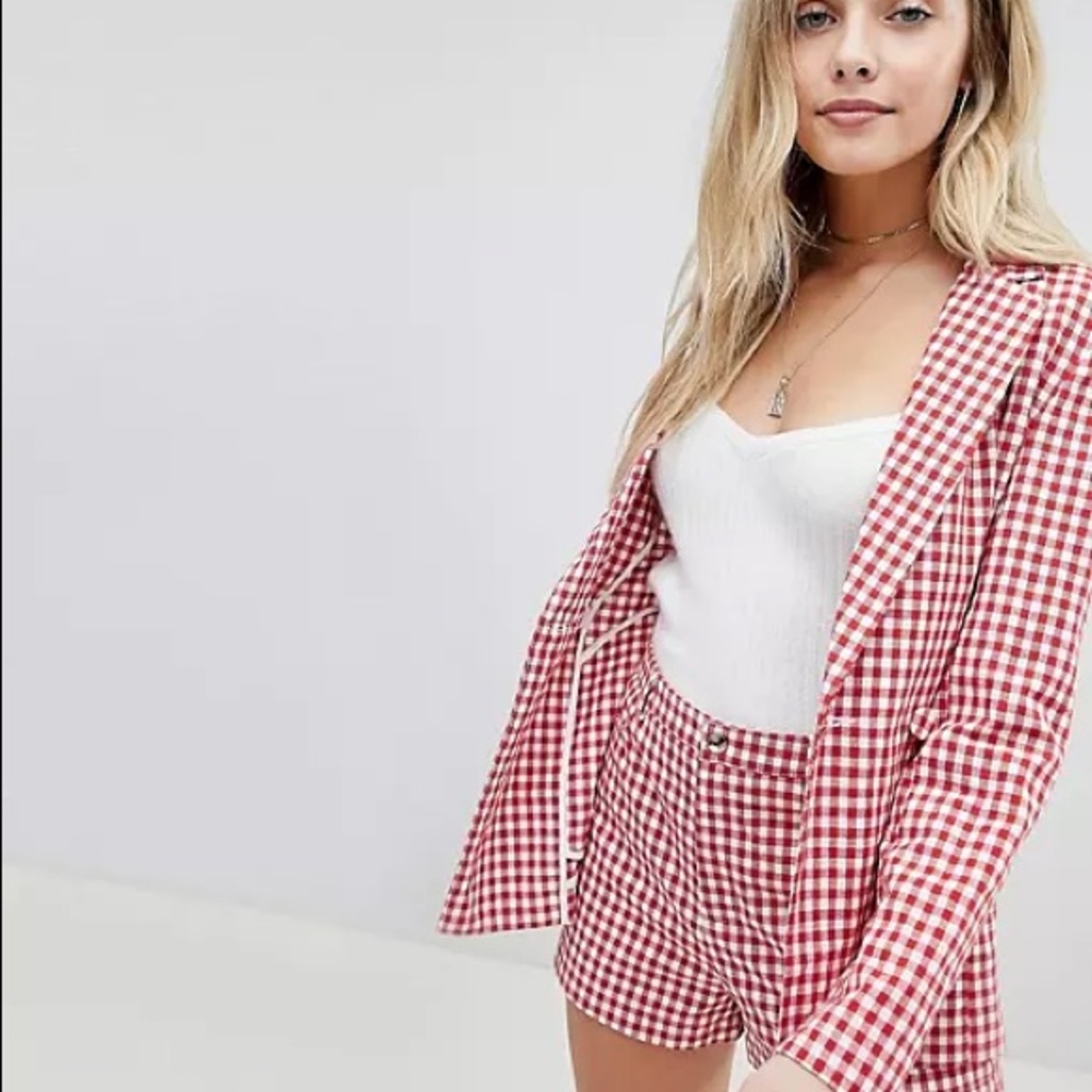 Honey Punch Plaid Blazer